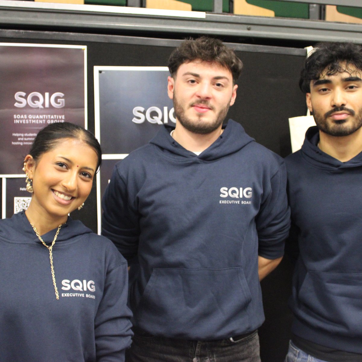 Students running a society stall at Freshers Fayre
